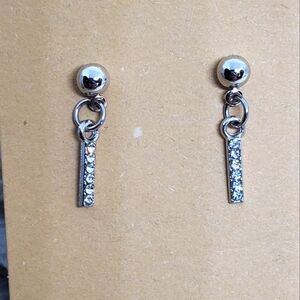 7/$10 I Initial Earrings, New